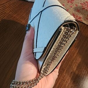 NWT 2 piece white Guess Wristlet